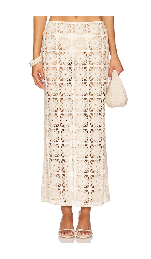 Tularosa Tahlia Maxi Skirt in Cream. - M also in XXS, XS, S