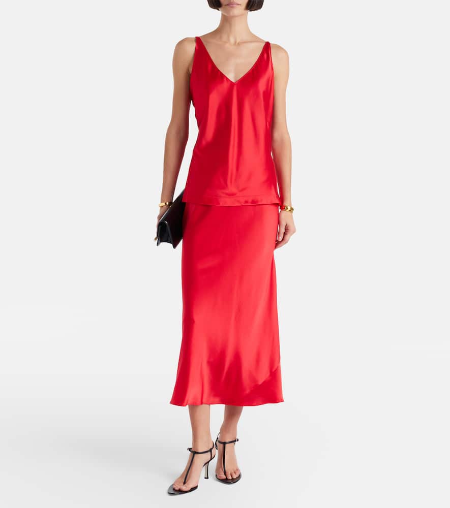 Sense Of Shine silk-blend satin camisole