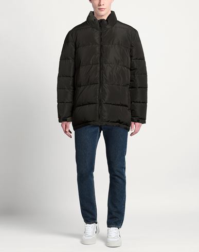 Man Puffer Dark green Size 42 Polyester