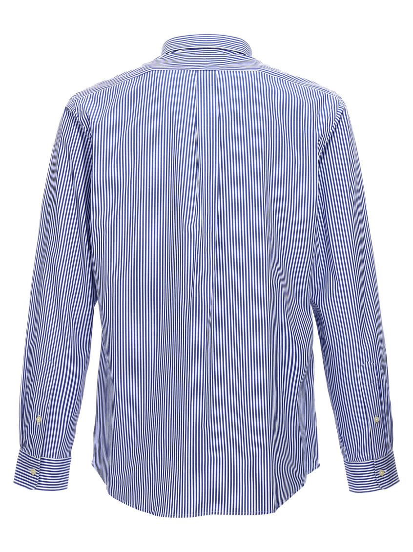 Blue logo embroidered Shirt