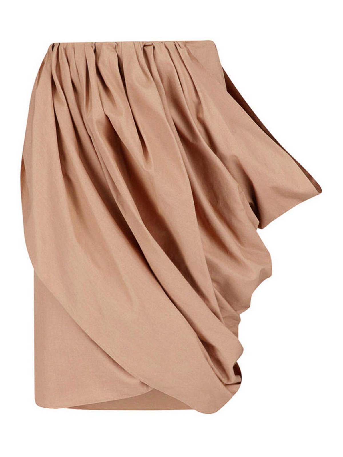Wrap midi skirt