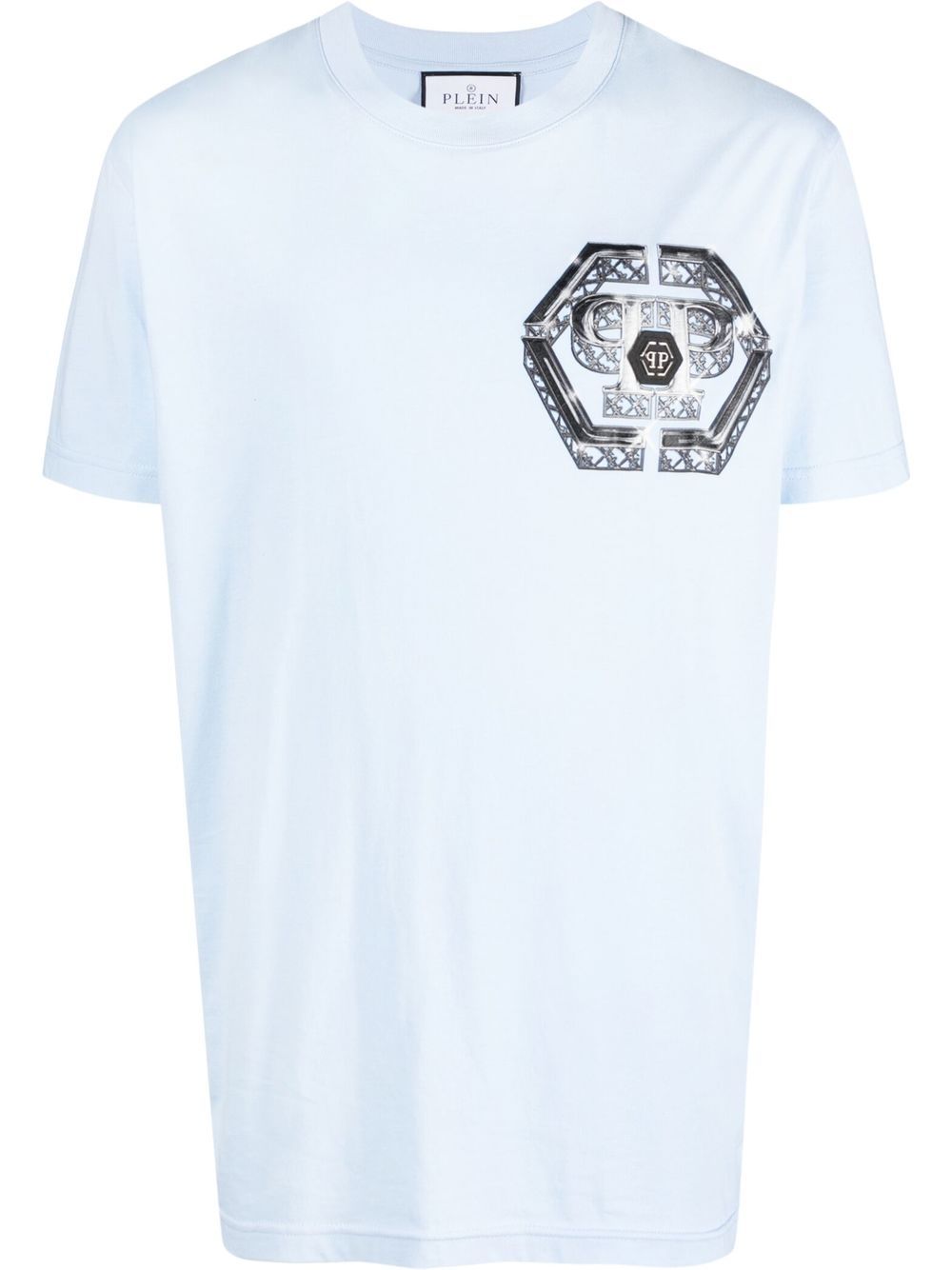 Logo-print T-shirt - Blue