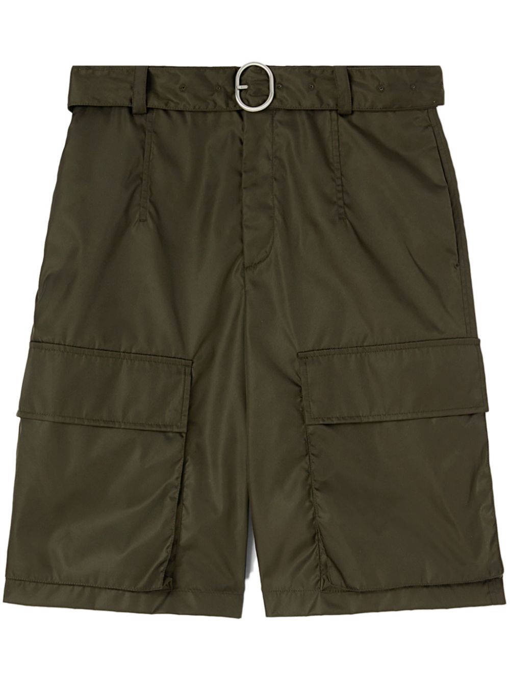 Belted shorts - Green