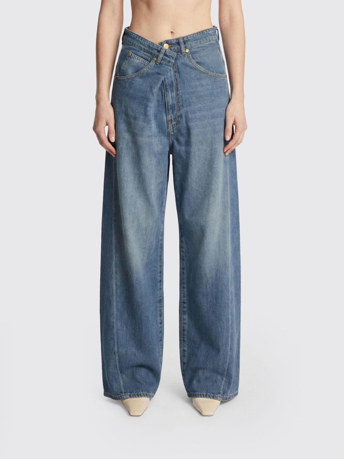 Jeans Woman color Denim