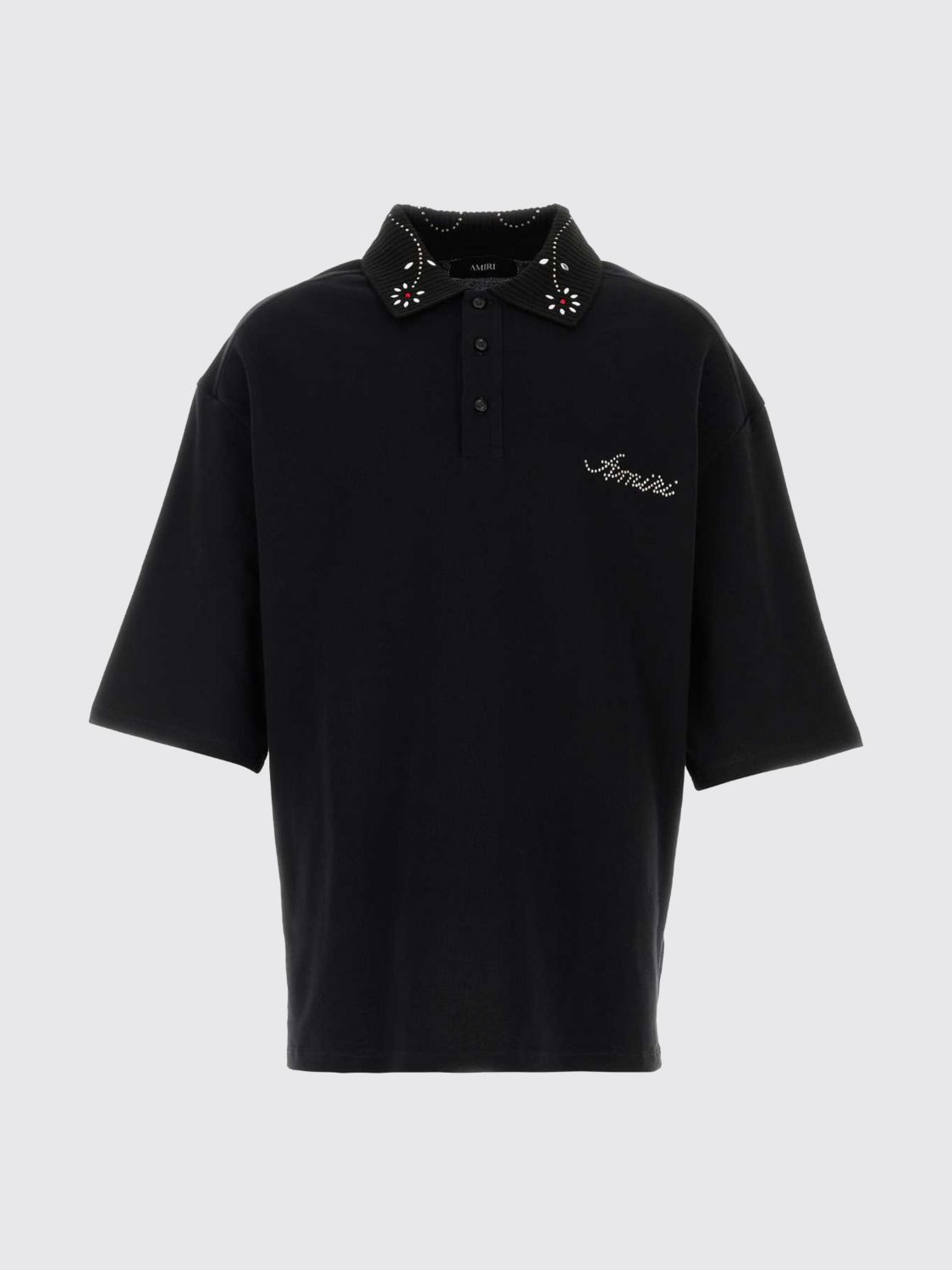 Polo Shirt Men color Black