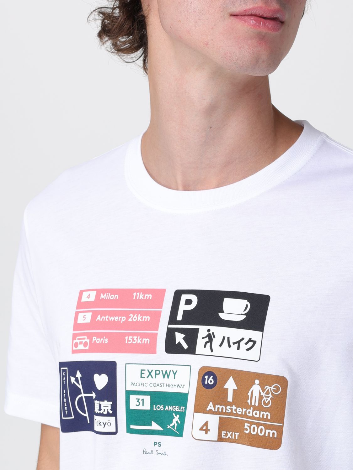 T-Shirt Men color White