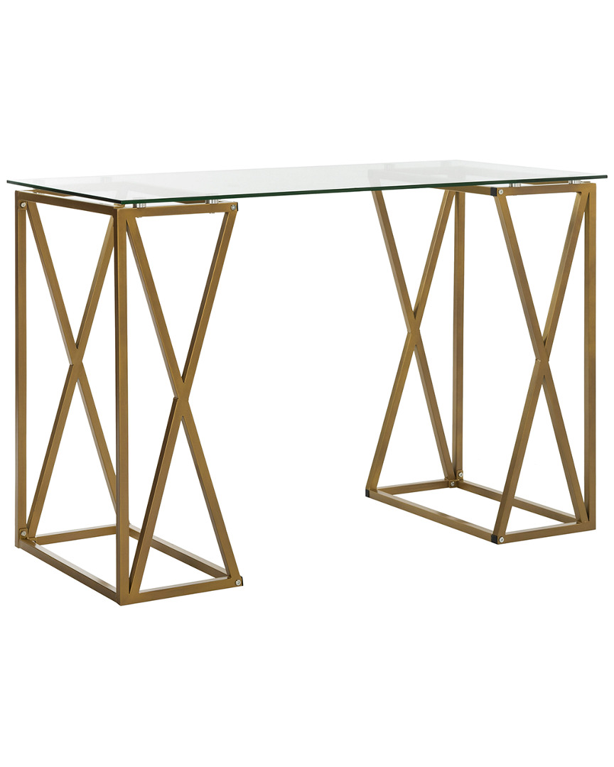 Theresa Glass Top Desk