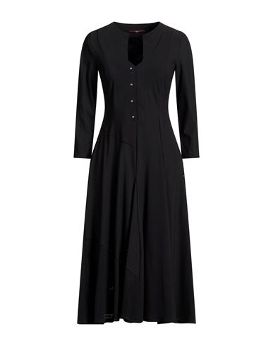 Exhibit Woman Midi dress Black Size 4 Polyamide, Elastane