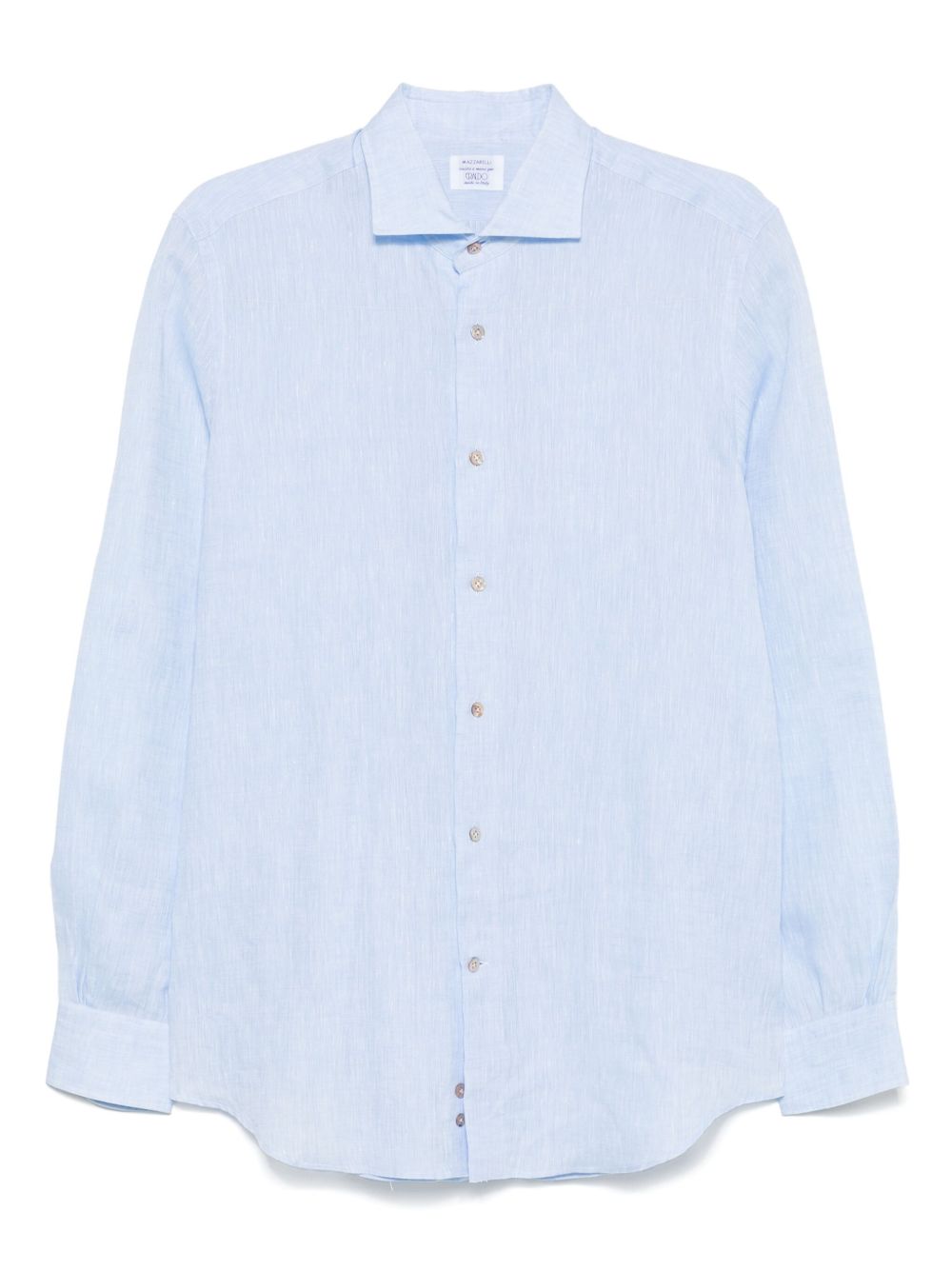 Mazzarelli linen shirt - Blue