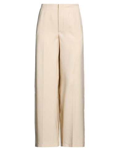 Forte_forte Woman Pants Beige Size 0 Viscose, Cotton, Wool