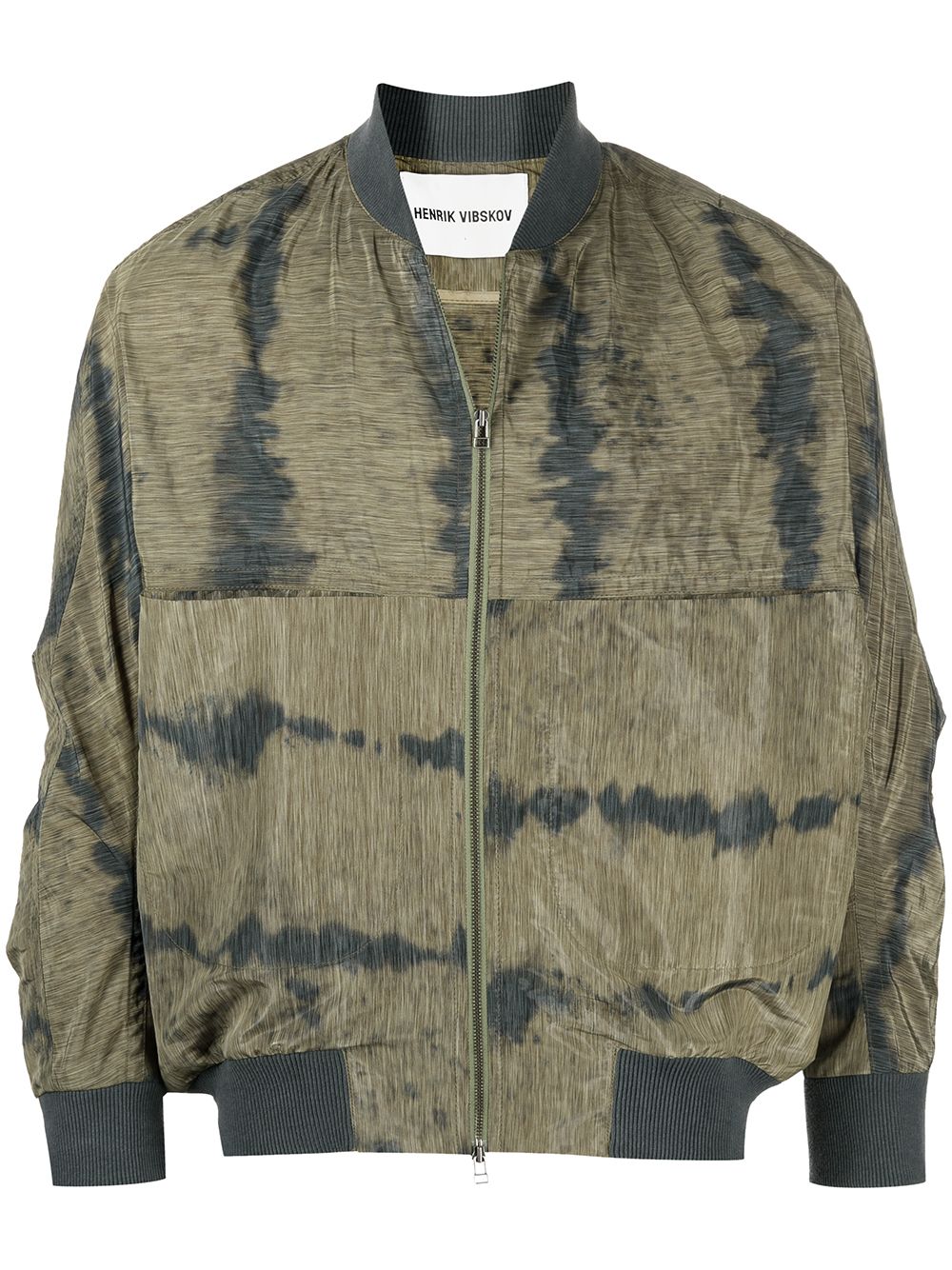 Match bomber jacket - Green