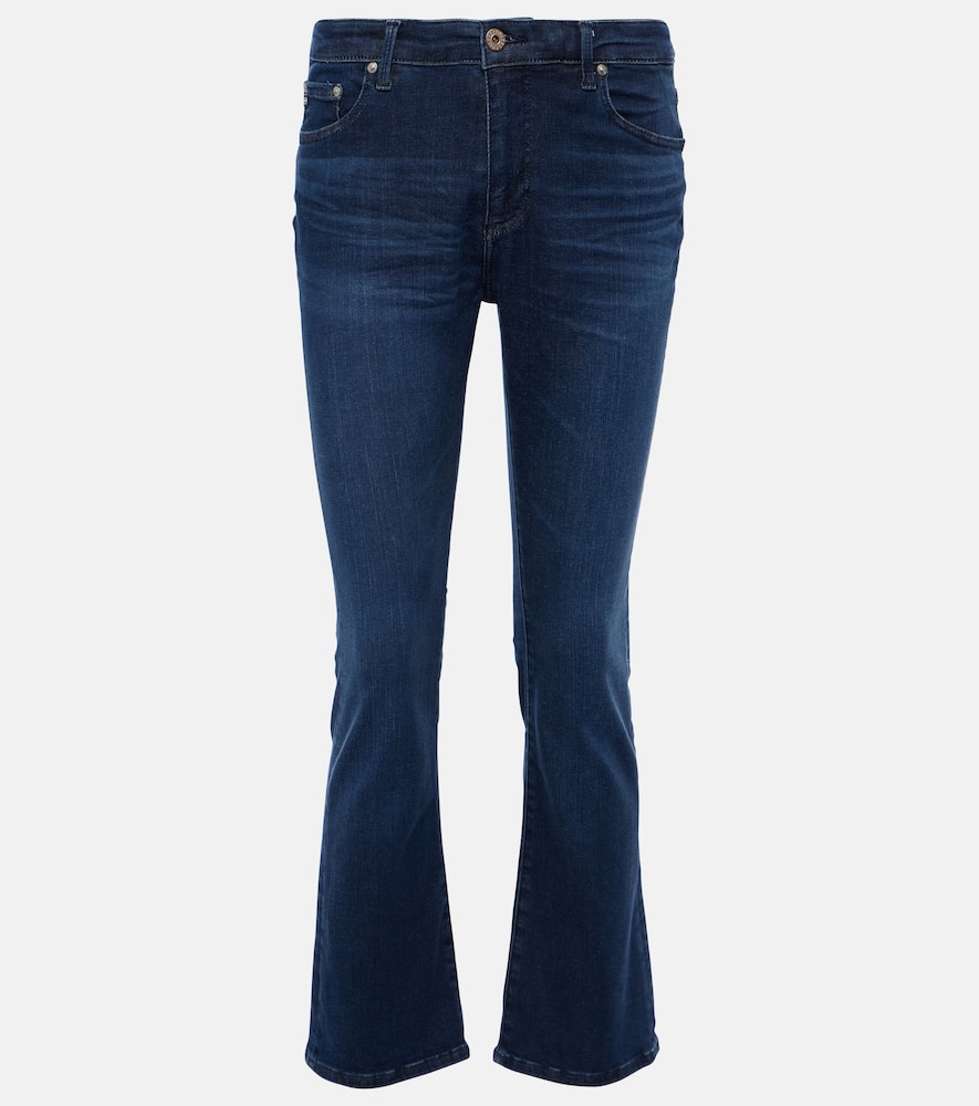 Jodi Crop high-rise flared jeans