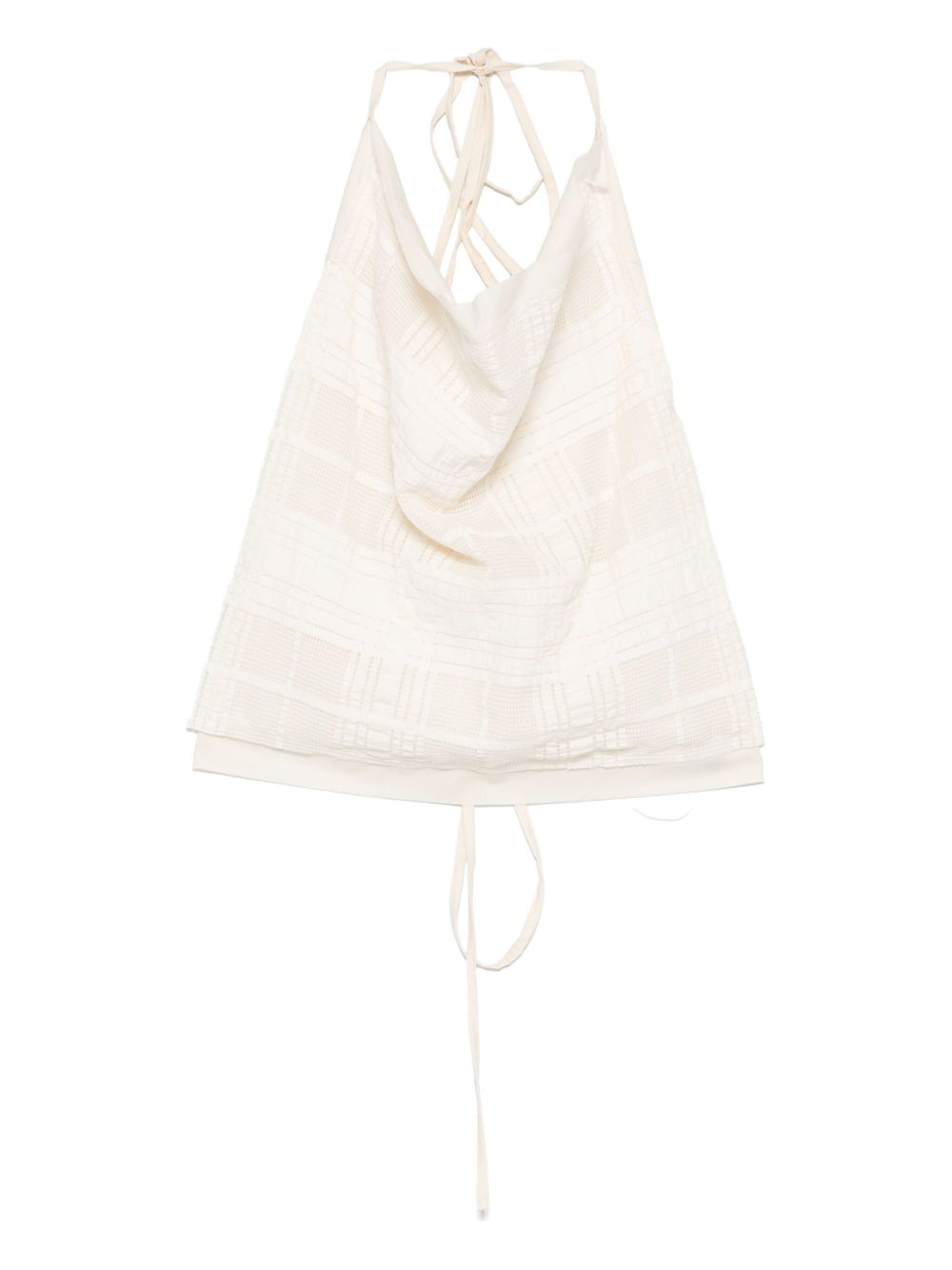 Jejia open-back top - Neutrals
