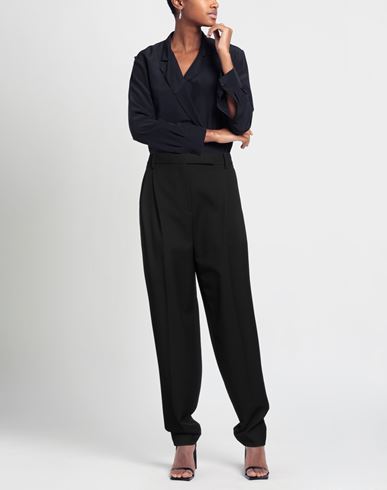 Partow Woman Pants Black Size 4 Virgin Wool