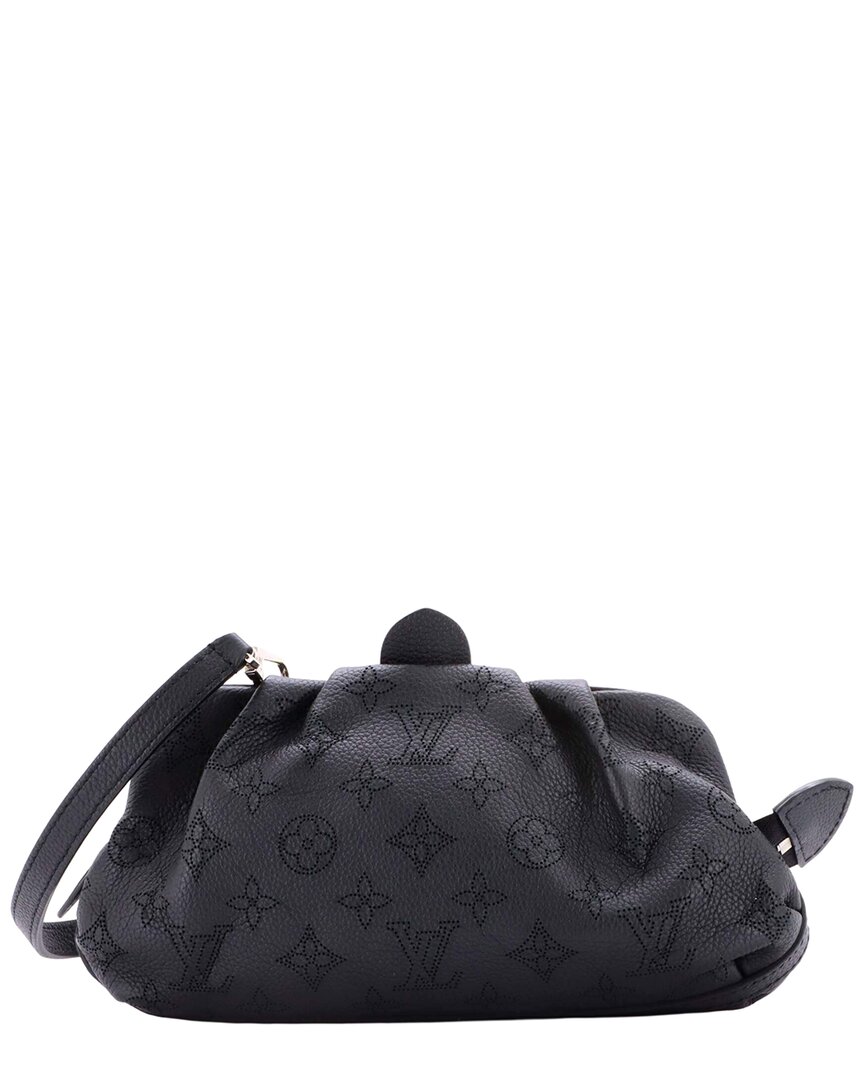Black Mahina Leather Scala Pouch Mini (Authentic Pre-Loved)