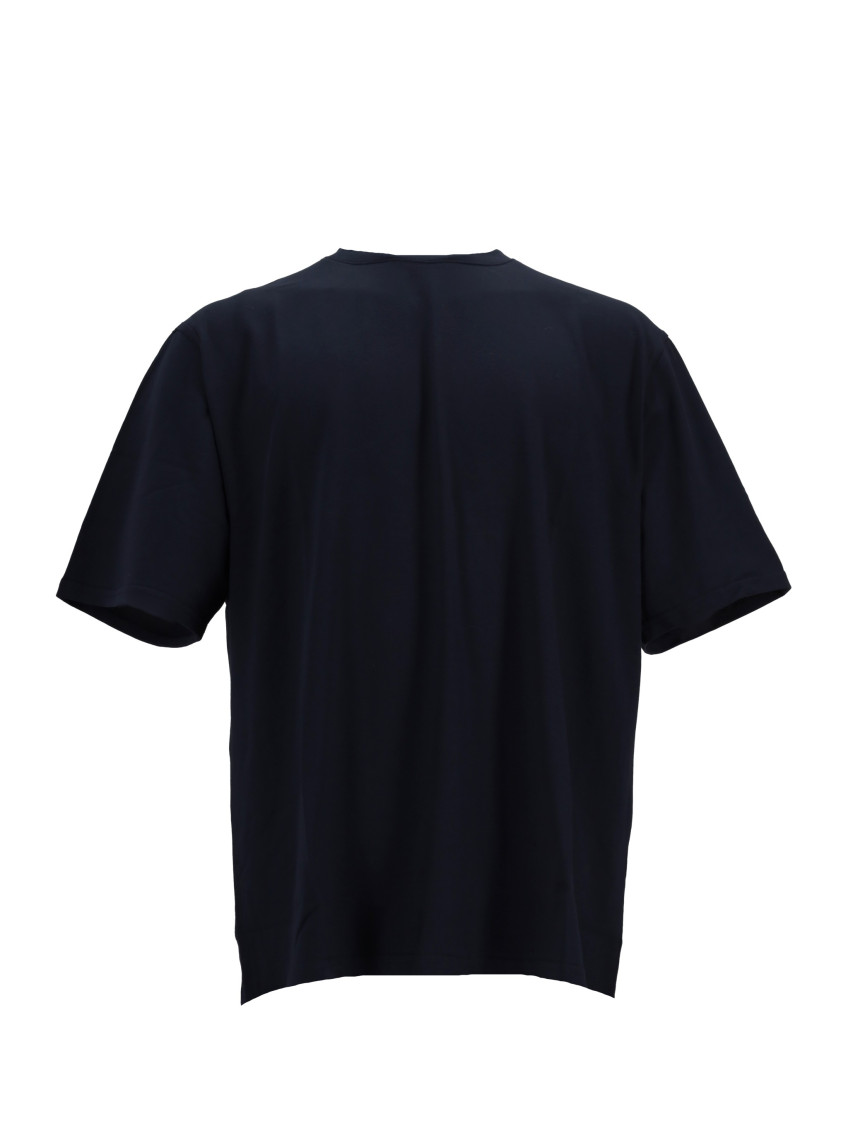 Navy Blue Solid T-Shirt