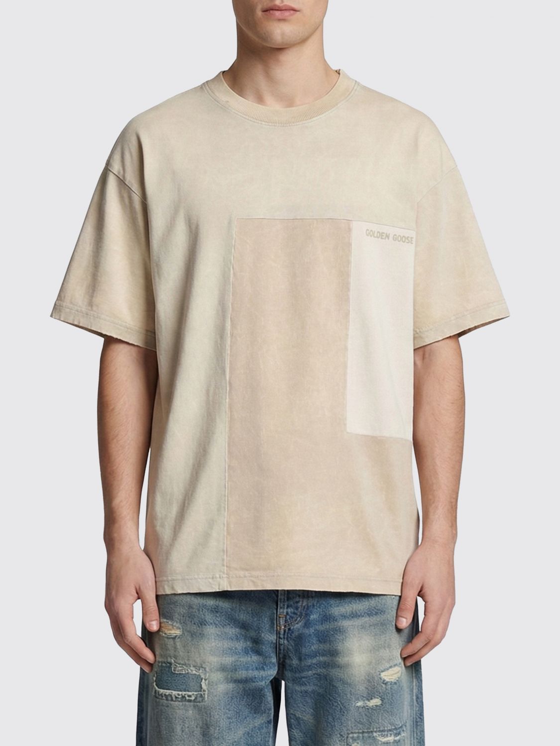 T-Shirt Men color Yellow Cream