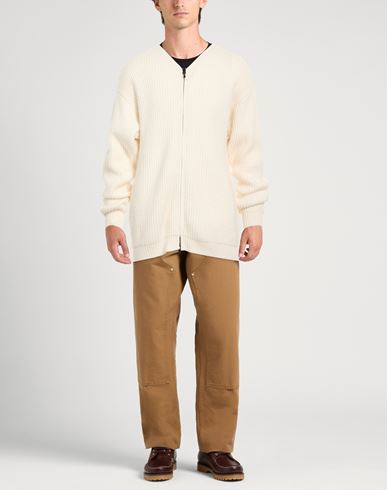 Man Cardigan Cream Size 40 Wool, Viscose, Polyamide, Cashmere