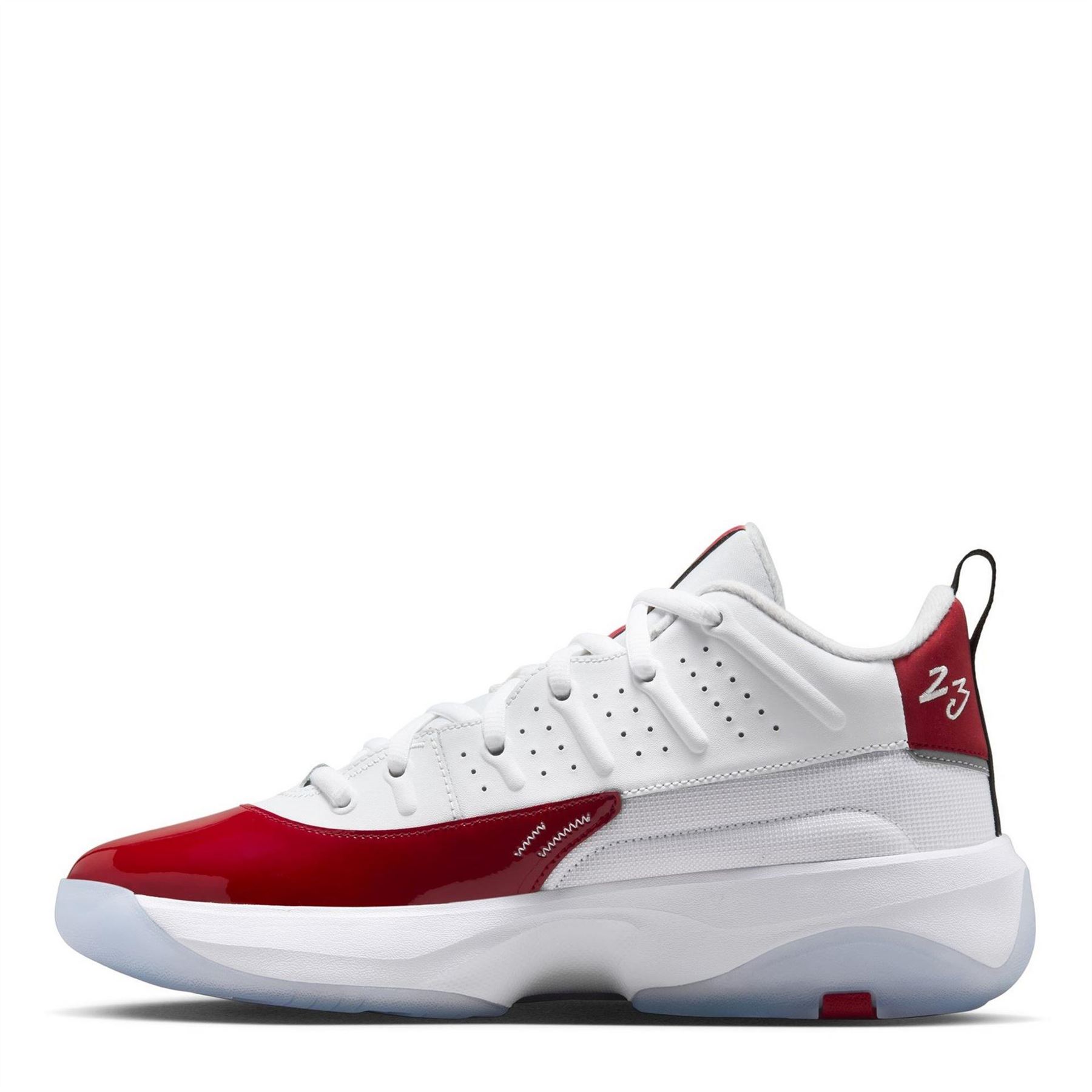 Jordan Mens Air Max Aura 7 Shoes in .White/Red