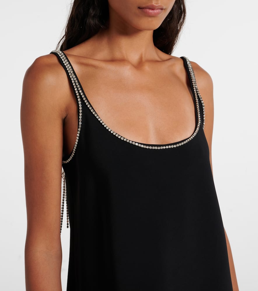 Abetone1234 embellished cady slip dress