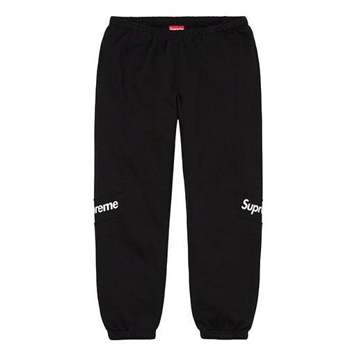 Color Blocked Sweatpants 'Black White'