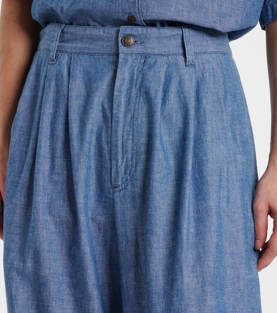 Rufos twill wide-leg pants