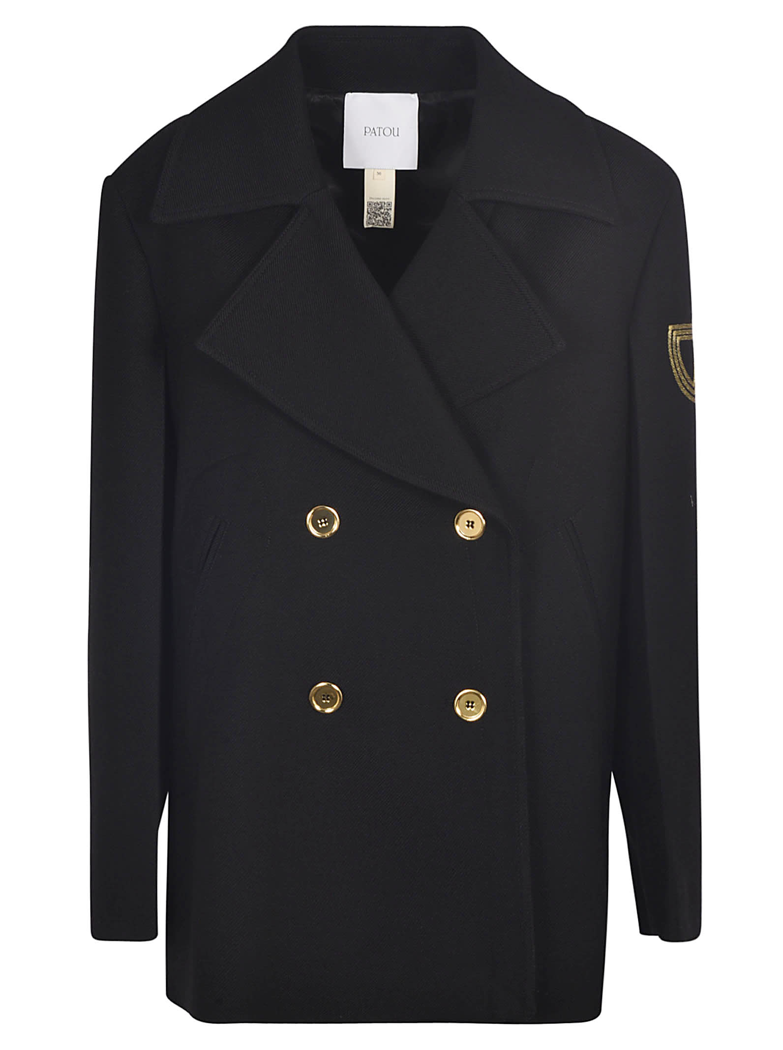 Double breasted coat