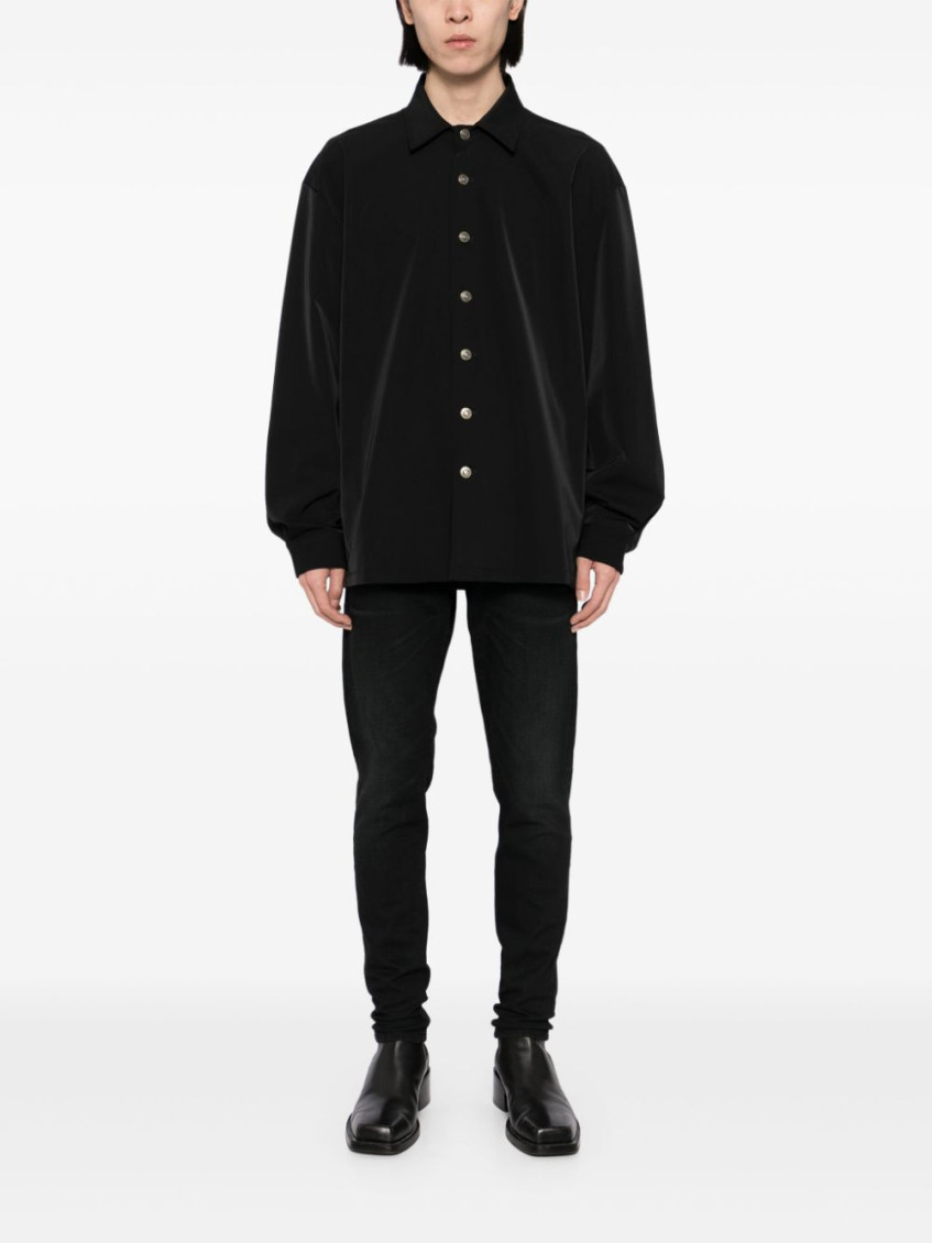Logo-patched jacket - Black