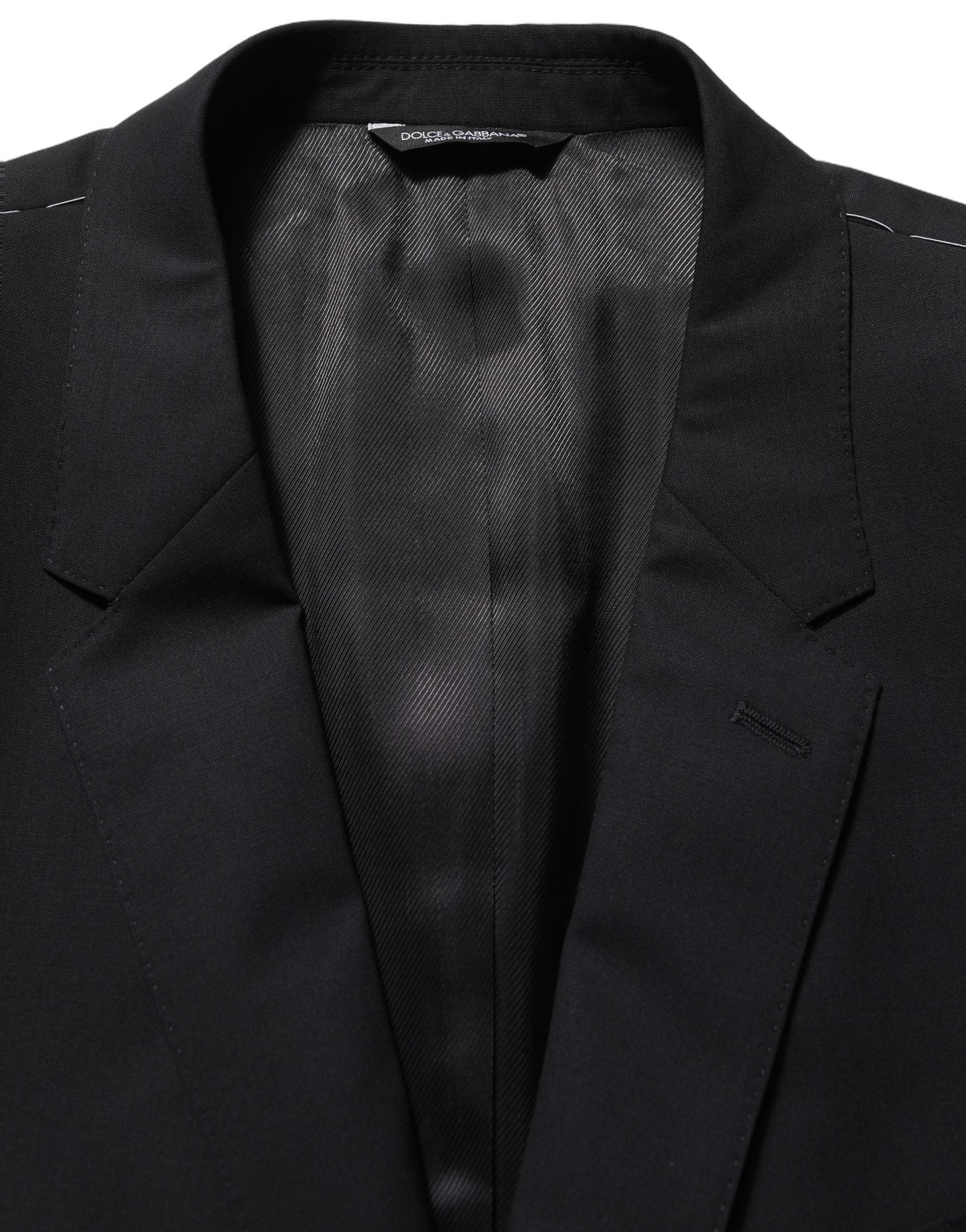 Virgin Wool Blazer — Black