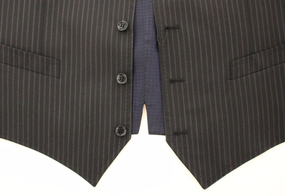Stretch Wool Formal Vest — Gray