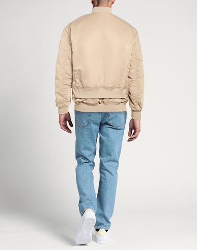 Man Jacket Beige Size S Polyamide