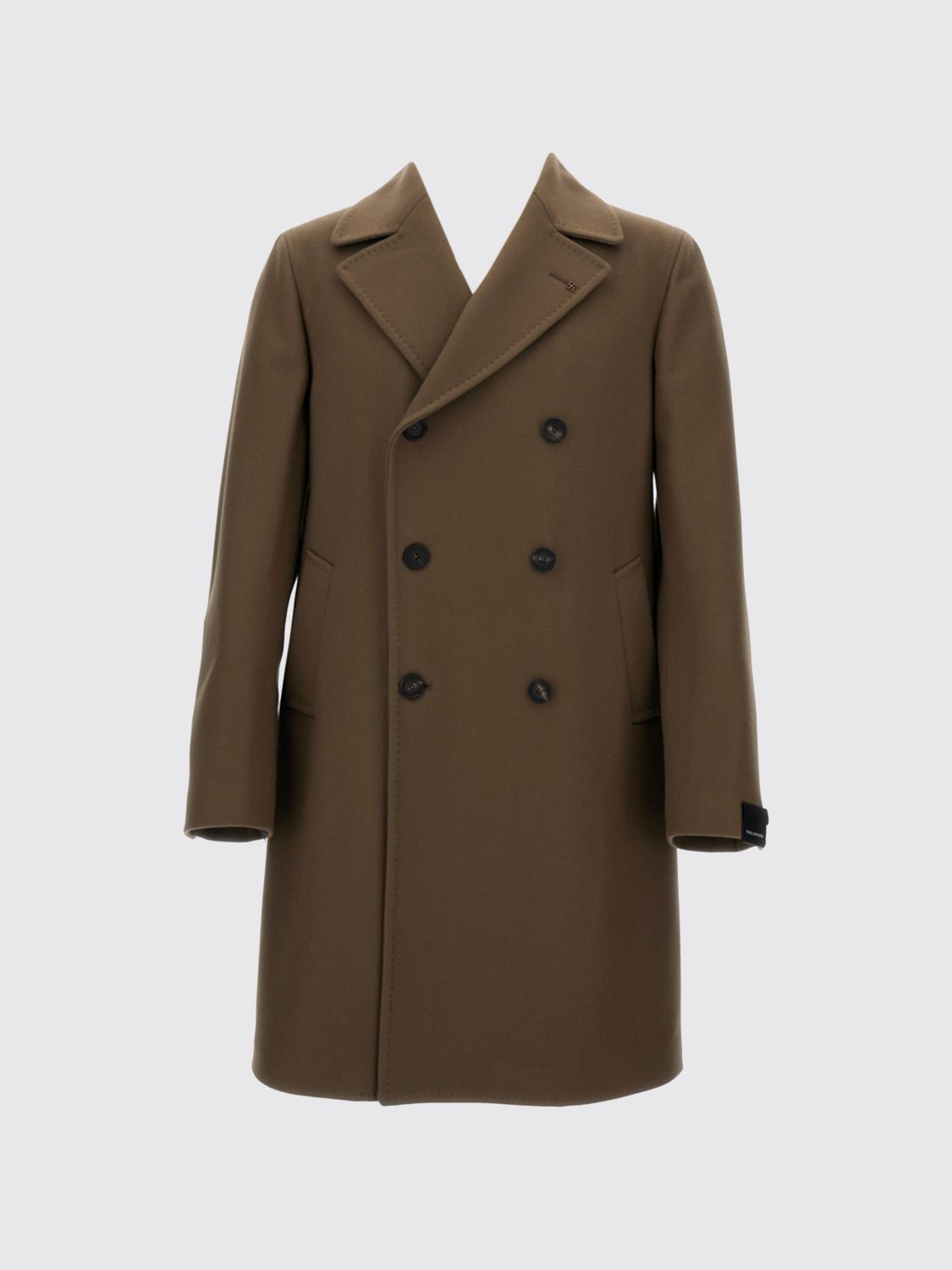 Coat Men color Earth
