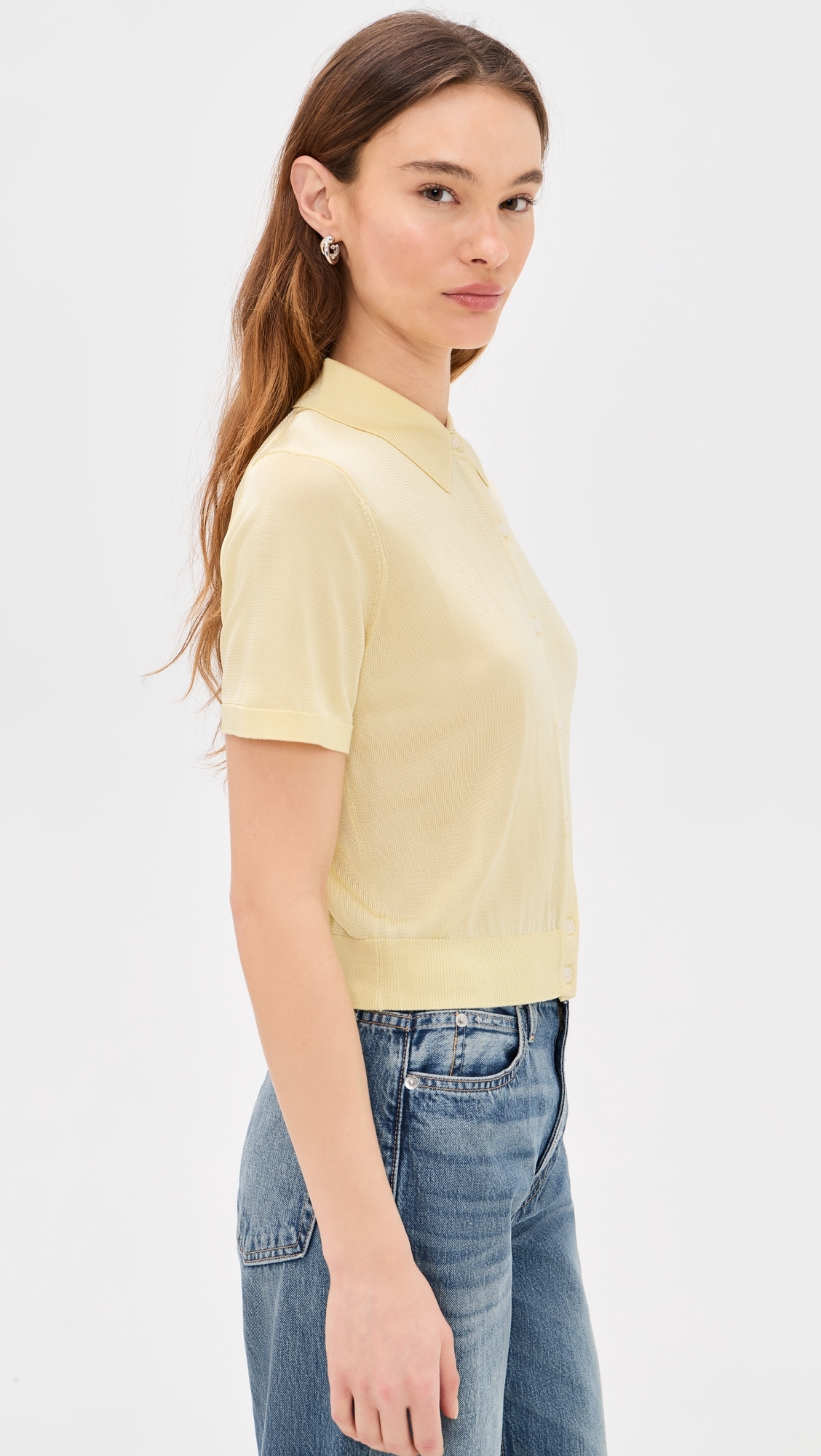 Lucca Cardigan Pale Yellow
