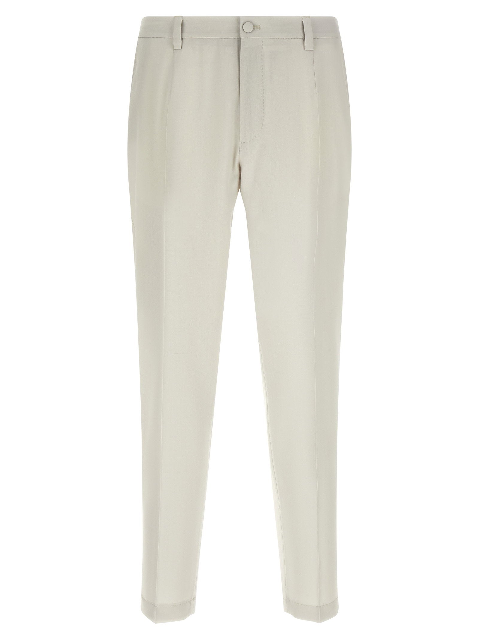 Poplin Wool Pants