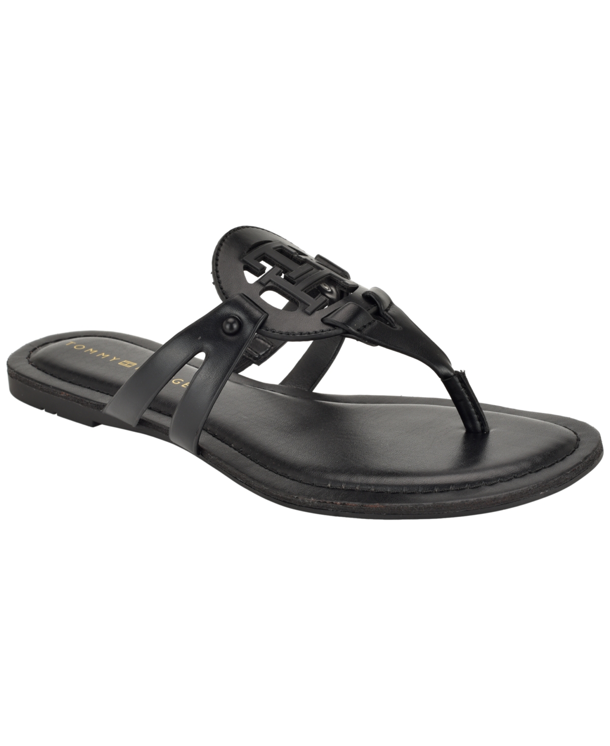 Women's Lerriz Flat Thong Sandals - Black