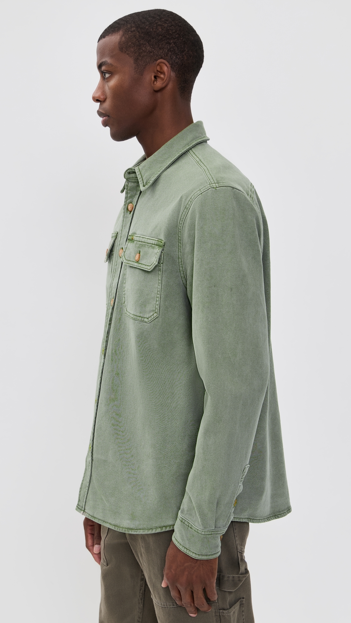 Sunwashed CPO Shirt Jacket Aspen Olive 
