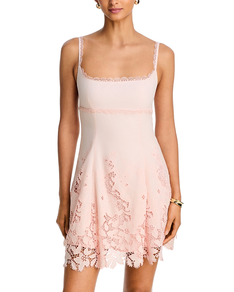 Lace Cutout Mini Dress - Exclusive