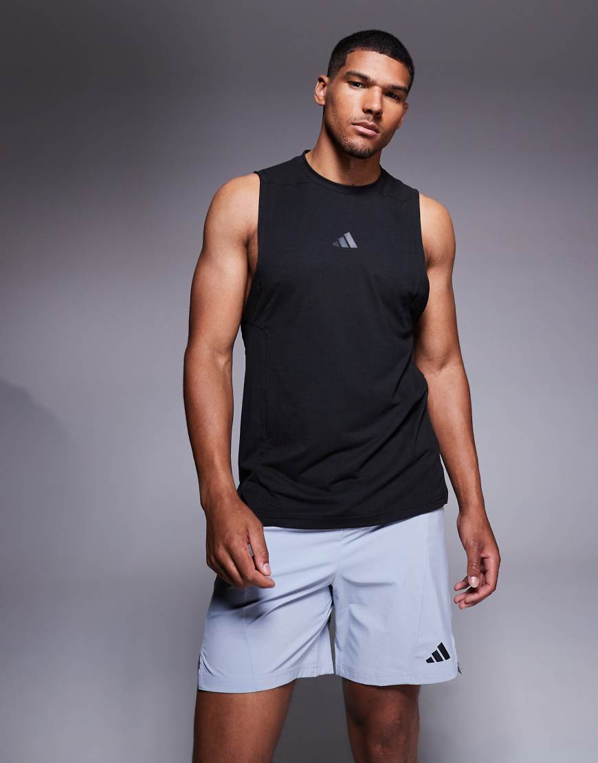 Adidas Training D4T tank top in black