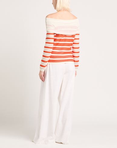 Woman Turtleneck White Size 6 Cotton, Polyamide, Polyester