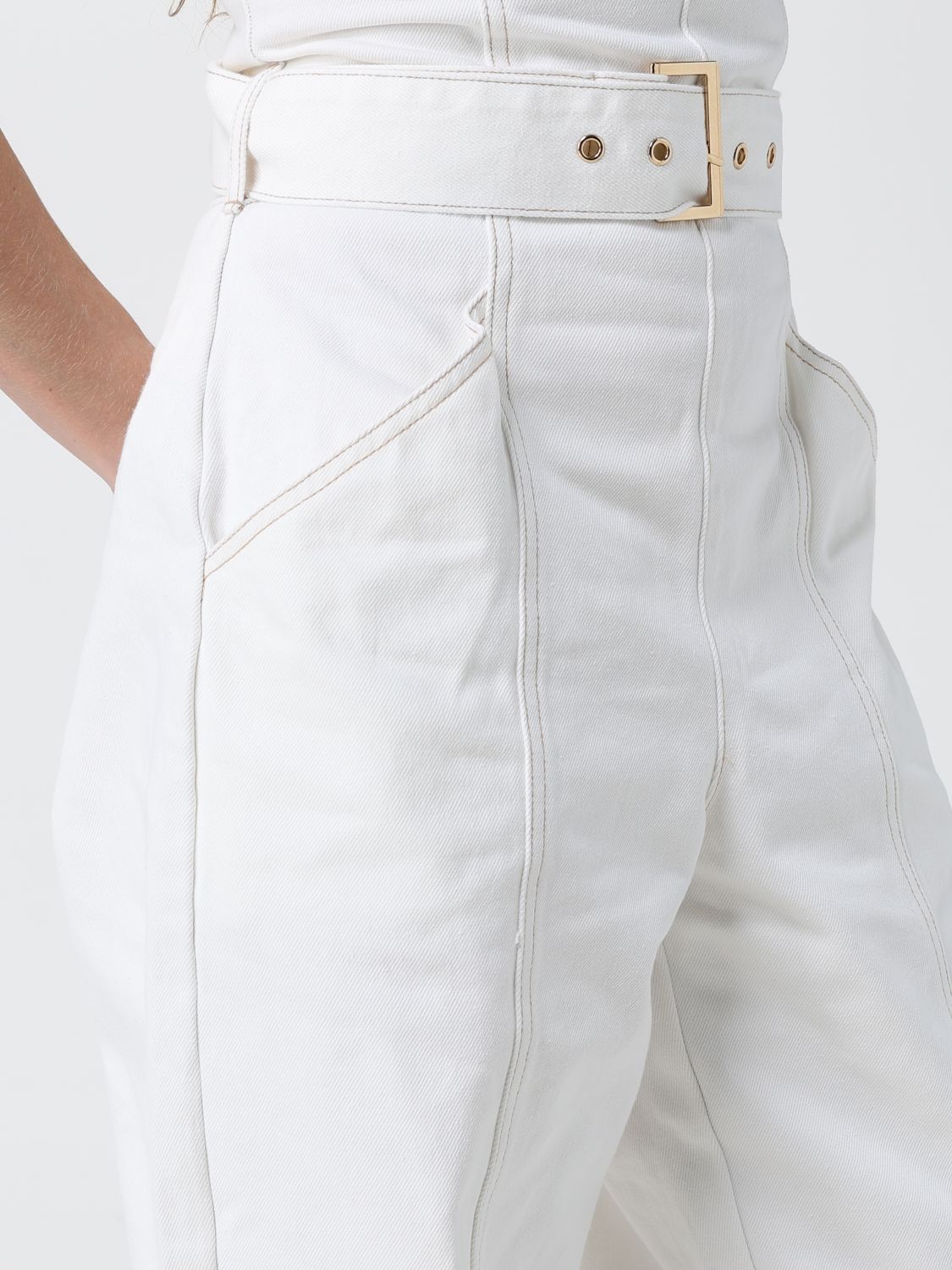 Jumpsuit Woman color White