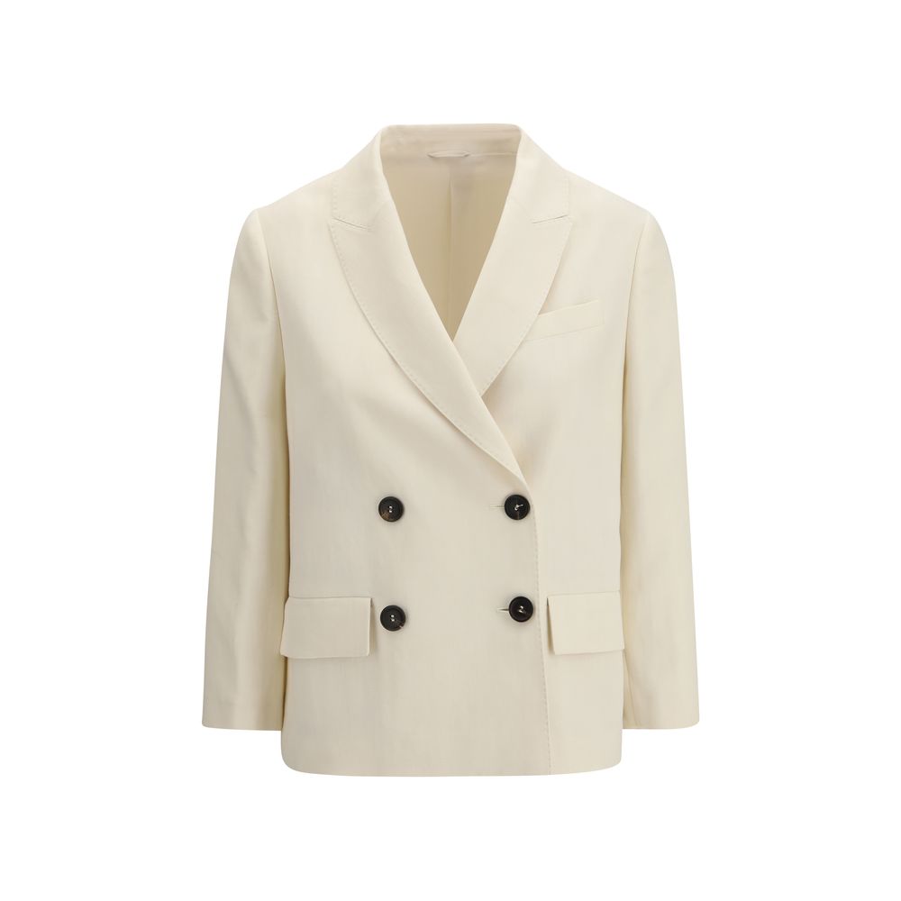 Fluid Blazer — Beige