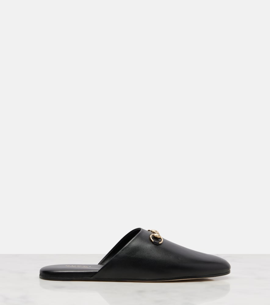Annette Horsebit leather mules
