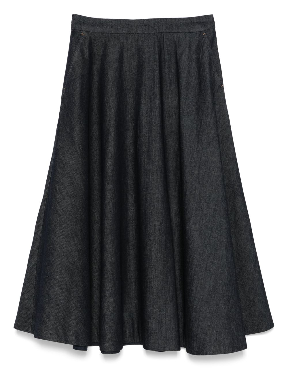 Denim midi skirt - Blue