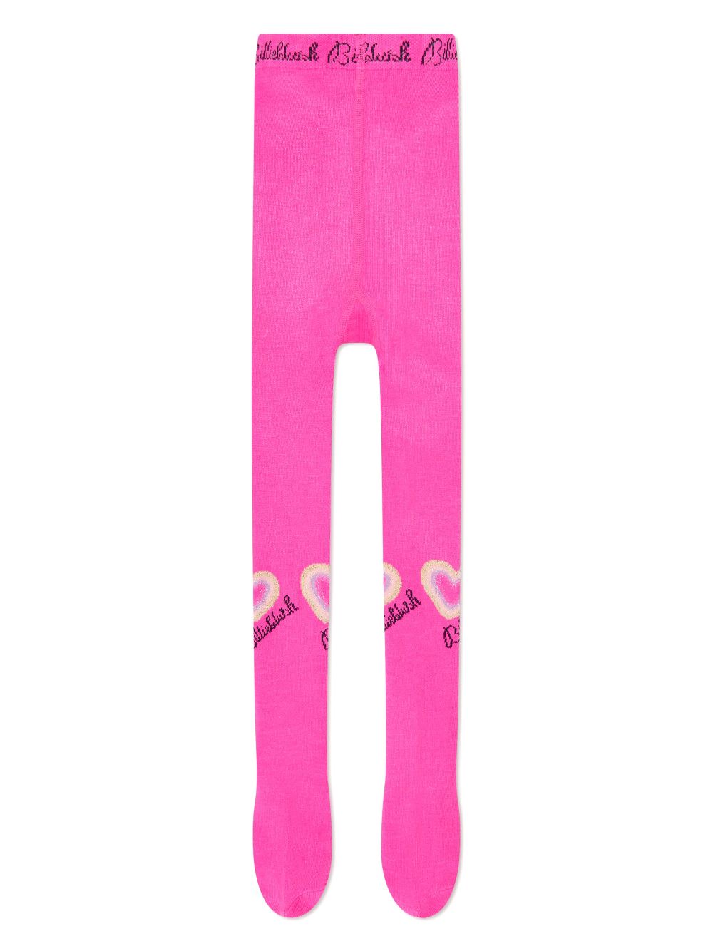Heart motif tights - Pink