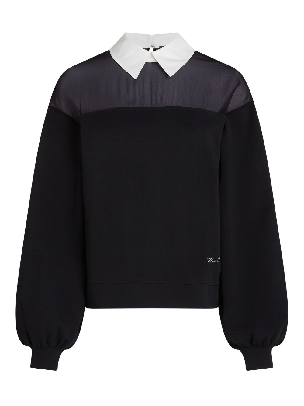 Karl Lagerfeld logo-print sweatshirt - Black