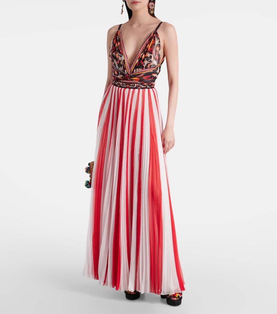 Printed maxi dress