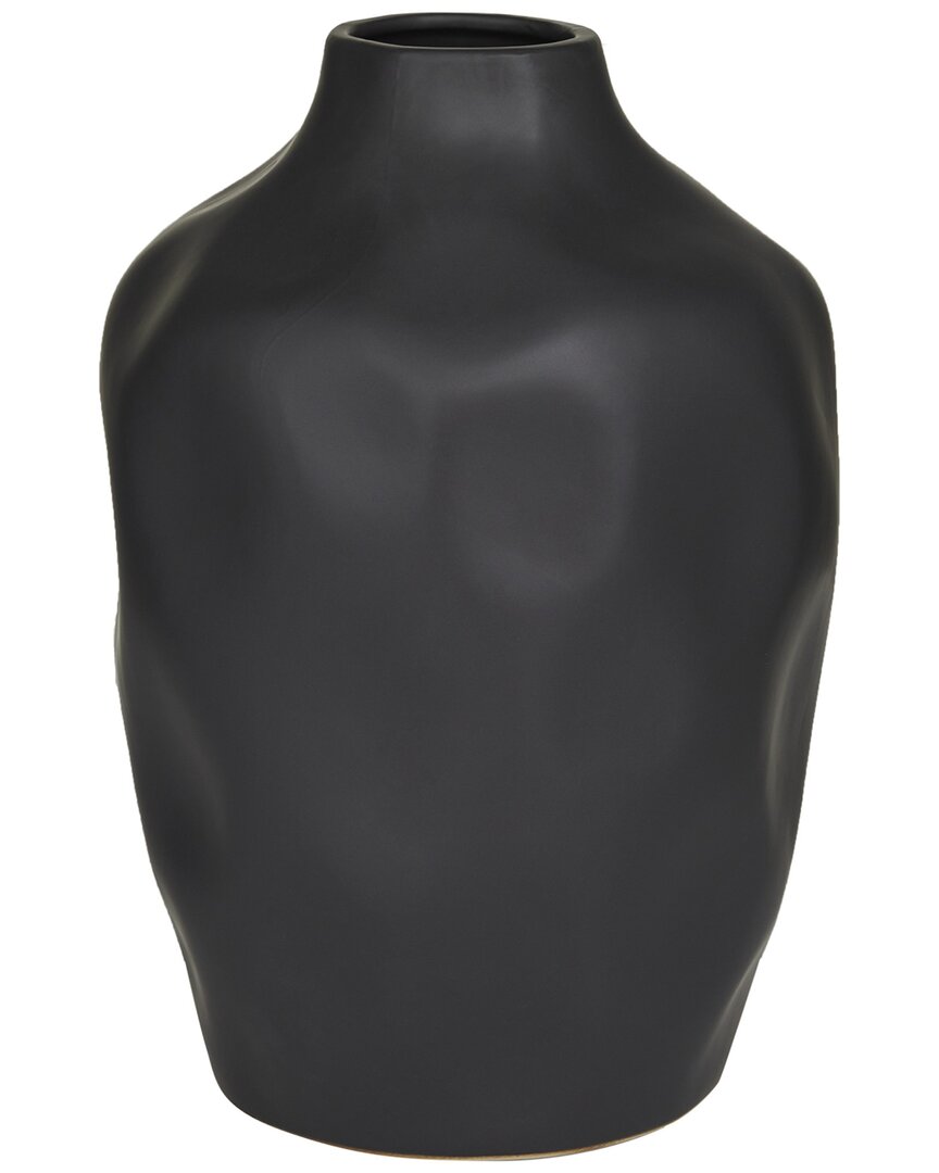 CosmoLiving by Cosmopolitan Ceramic Faceted Vase
