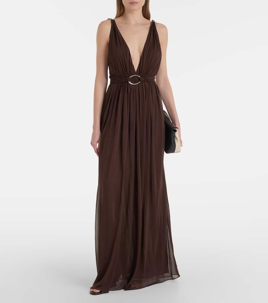 Jersey maxi dress
