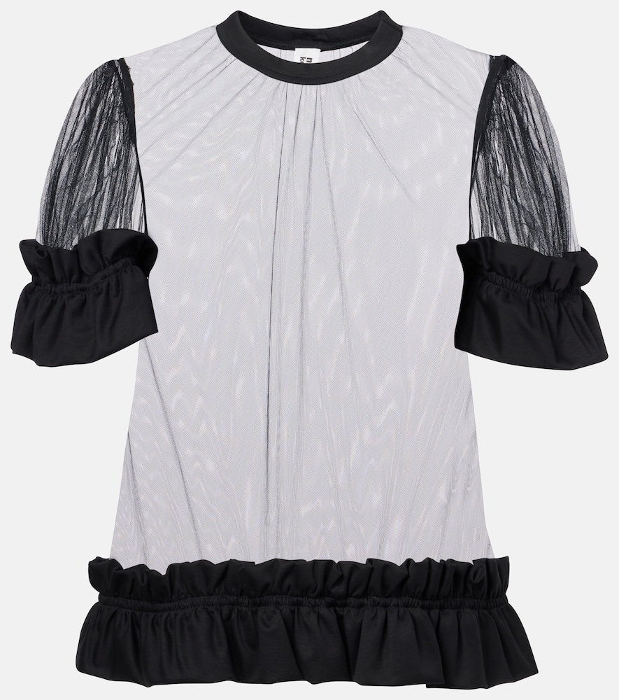Sheer tulle top