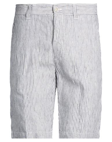 Man Shorts & Bermuda Shorts Navy Size 28 Linen